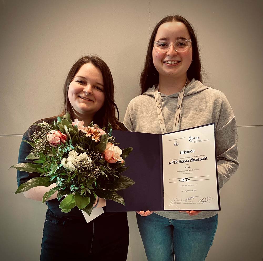 Alina Hecht und Gina Krönert - Radiologiekongress Alina Hecht und Gina Krönert - Radiologiekongress